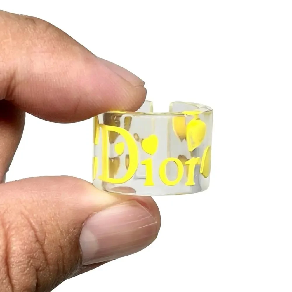 Dior Heart Pattern Ring